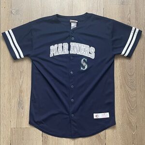 Genuine Merchandise Navy Blue Mariners  Jersey